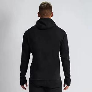 Entrenamiento de primavera Jogging Wear Conjunto de dos piezas Deportes Gimnasio Chaquetas transpirables Chándal Cortavientos Conjunto de chándal para hombres - Product Image 2