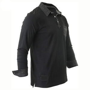 เสื้อโปโลผู้ชายผ้าฝ้าย200กรัมเสื้อโปโลแขนยาวคอ2025ซักง่าย - Product Image 3