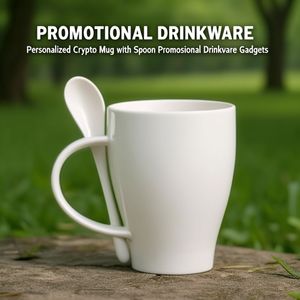 Tazza Cripto Personalizzata con Cucchiaio - Gadget Promozionale per Bevande - Product Image 3