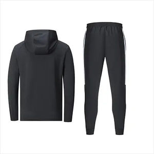 Conjunto Deportivo de Dos Piezas para Hombre, Estilo Urbano, Pantalones Jogger Acampanados, Conjunto Deportivo Holgado - Product Image 2