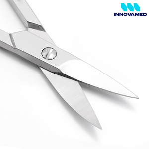 Made in Pakistan Strong Long Lasting Sharp <b>Precision</b> Curved Blades Best Quality Podiatry Scissors for Toenail - Product Image 5