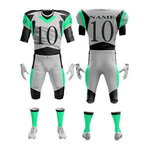Personalizado uniforme de fútbol americano 2025 último estilo de impresión por sublimación conjunto de ropa de equipo de control de humedad de tela OEM ODM - Product Image 4