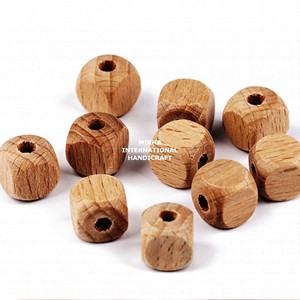 MEILLEURE VENTE Perles En Bois Naturel Forme De Cône Perles En Bois Colorées Personnalisées Inachevées En Forme et Taille Livraison Rapide De l'Inde - Product Image 6