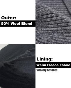 High Quality Winter Warms <b>Promotional</b> Knitted Beanie <b>Hat</b> Quick Dry Lightweight Unisex Adjustable - Product Image 5