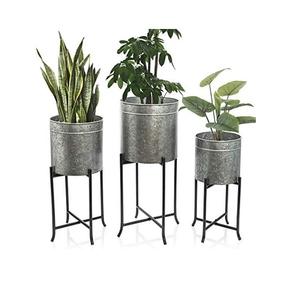 Maceta de Metal de hierro decorativa hecha a mano india, maceta para el hogar y el jardín, maceta de tamaño personalizado hecha a mano a granel - Product Image 1