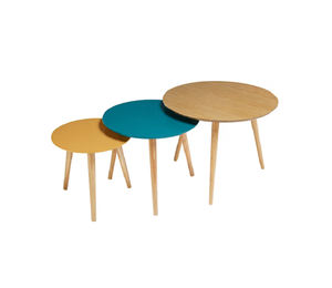 Mesa de centro de metal de 2 niveles, mesa de centro de mármol y cristal, nuevo diseño, Fabricante Mayorista, exportador - Product Image 4