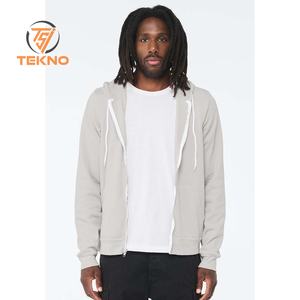 เสื้อฮู้ดสวมหัวเก็บความร้อนลำลองของผู้ชายผ้าฝ้าย380gsm 100% มีฮู้ดผ้าคอตตอนสีพื้นสำหรับฤดูหนาว - Product Image 3