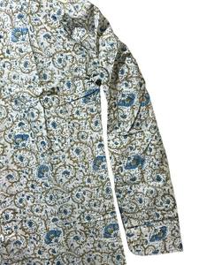 Chemise à manches longues pour homme en coton 100% de qualité export, imprimée à la main avec des motifs floraux |   Coton durable |   OEM ODM - Product Image 3