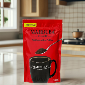 Mahbuba กาแฟสำเร็จรูปแห้งปราศจากน้ำตาล100ก. กล่องหรูหราบรรจุภัณฑ์ที่อุดมไปด้วยกลิ่นหอม - Product Image 5