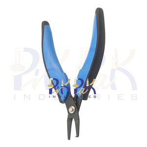 คีมแหวนแยกขนาด130มม. พร้อมสปริงและยางมือจับเครื่องประดับทำ DIY สำหรับงานหัตถกรรมแยกแหวนคีมเปิดที่เกี่ยวจมูก - Product Image 6