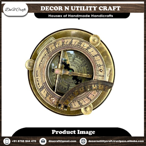 Nautical Brass <b>Compass</b> Personalized Engraved Sundial-Gravure Printed Decor Utility Brand <b>Antique</b> Ornament Gift Available - Product Image 3