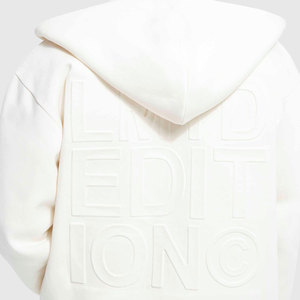 Sweat-shirt à capuche unisexe 100% coton avec logo personnalisé en molleton lourd de haute qualité pour hommes - Product Image 3