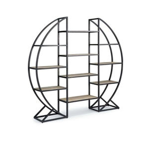 Estante de almacenamiento de hierro para libros, hecho a mano, diseño más nuevo, hierro sólido, tamaño mediano, estante organizador de almacenamiento de exhibición, perfecto para uso en interiores - Product Image 2