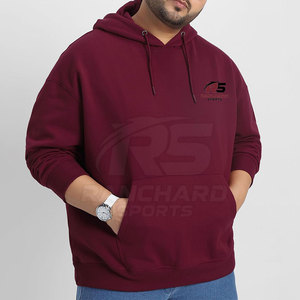 เสื้อฮู้ดดี้ผู้ชายไซส์ใหญ่ ผ้าฟลีซหนานุ่ม เสื้อฮู้ดดี้ผู้ชายไซส์ใหญ่ ผ้าเฟรนช์เทอร์รี่เนื้อนุ่ม สไตล์ลำลอง - Product Image 2