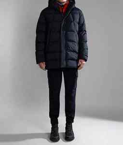 Veste d'hiver matelassée pour hommes, manteau chaud en duvet, veste isolée imperméable pour les sports de plein air et les vêtements décontractés - Product Image 4