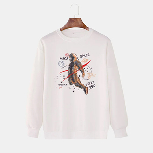 Sudadera Amarilla de Cuello Redondo para Hombre, Estampado de Astronauta Espacial de la NASA, Sudadera Informal de Corte Regular, 100% Algodón Tejido, Ropa de Otoño - Product Image 5