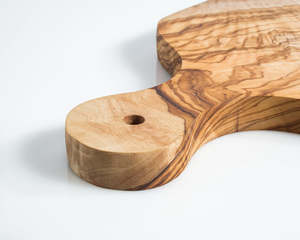 Tabla de Cortar Redonda de Madera de Olivo Ecológica, Duradera, de 2 cm de Grosor, para Cocina - Product Image 2