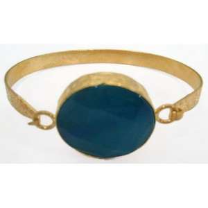 Brazalete de bronce fino con cuentas - Product Image 3