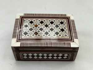 High End Wooden Mother of Pearl Inlay Jewelry <b>Box</b> Handmade Artisan Craft Storage Organizer for Jewelry and Decorative Use - Product Image 3