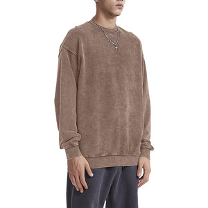Sweats à capuche pour homme 100% coton mélangé pull à capuche haute qualité basiques blanc surdimensionné sweat à capuche thermique Logo personnalisé sweats - Product Image 3