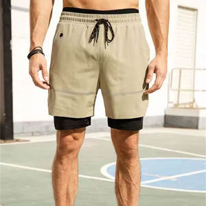 Precio razonable, el mejor diseño, mallas para hombre con pantalones cortos, pantalones cortos de algodón ligeros de secado rápido y transpirables para hombre con tamaño de logotipo personalizado - Product Image 2