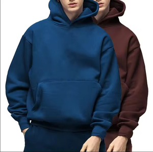 Sweat à capuche lourd de haute qualité 100% coton pulls à capuche unisexe sweat à capuche personnalisé pour hommes - Product Image 2