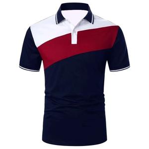 Polo d'été à manches courtes de couleur de sort pour hommes Polo de golf de sport de coupe ajustée pour hommes - Product Image 6