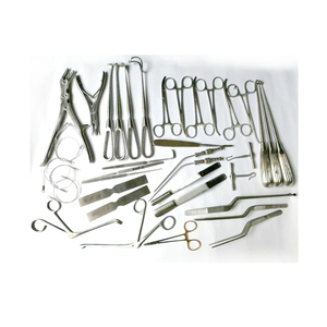 ชุดเครื่องมือผ่าตัดเปิดกะโหลกศีรษะสีพื้นมาใหม่ - Product Image 2