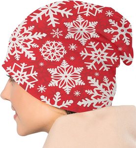 Gorro de punto esponjoso personalizado, gorro de visón de imitación de Jacquard tejido acrílico con logotipo personalizado, ropa de moda - Product Image 1