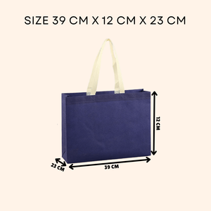 Bolsa de transporte personalizable Spunbond ligera, bolso ecológico multicolor para Campañas de marca y supermercados, asas de tono dúo - Product Image 2