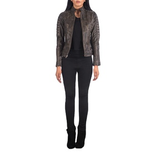 Chaqueta de Cuero Genuino para Mujer, Estilo Vintage, Último Diseño, Gran Venta, Impermeable, para Invierno, Uso en Exteriores, Logotipo Personalizado, Mejor Calidad - Product Image 1