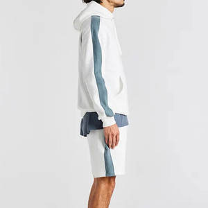 Ensemble sweat à capuche et short pour homme, 100 % coton, coupe ajustée, respirant, haute qualité, collection automne, fabriqué au Pakistan, best-seller - Product Image 5