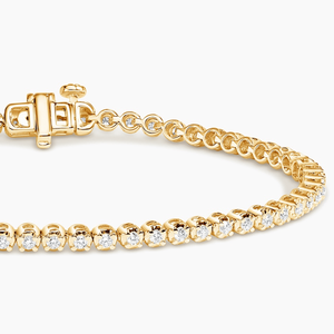 Stylish 10K <b>Rose</b> <b>Gold</b> <b>Bracelet</b> Designed with Lab Grown Diamonds Modern Tennis Style Jewelry Ideal <b>for</b> Elegant <b>Women</b> - Product Image 6