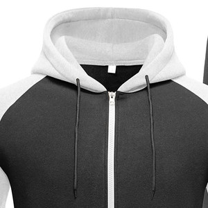 ชุดวอร์มลำลองผู้ชายไซส์ใหญ่สั่งทำพิเศษ ลายเรียบแบบใหม่สำหรับฤดูใบไม้ผลิ พร้อมโลโก้สั่งทำได้ ยูนิเซ็กซ์ ผ้าฝ้าย 100% - Product Image 5