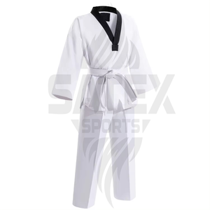 ชุดยูโด ไทเกวันโด บราซิลเลียนยิวยิตสู (BJJ)  ผ้าฝ้าย 100% ระบายอากาศ แห้งเร็ว สำหรับผู้ใหญ่  รับทำโลโก้และสีตามสั่ง - Product Image 4