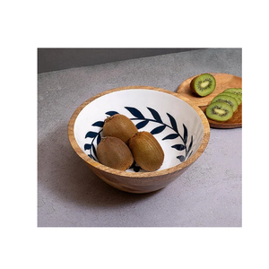 Different Sizes <b>Bamboo</b> Wooden Printed <b>Bowls</b> Round Shape Spice <b>Bowls</b> at Acceptable Price and Hot Sale Product - Product Image 1
