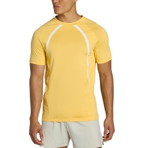 T-shirt de course à séchage rapide, vêtements de sport tendance, coupe ajustée, 220 g/m², polyester lourd, t-shirt de sport pour la salle de sport - Product Image 1