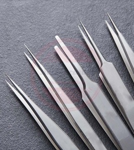 1 pc ด้ามจับสบายแหนบสแตนเลสแหนบแหนบแหลมปลายแววสําหรับต่อขนตา - Product Image 4