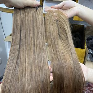Gran oferta, máquina recta de hueso, extensiones de cabello vietnamita de trama, cabello brillante, colores personalizados, sin enredos, sin caída, venta al por mayor - Product Image 4