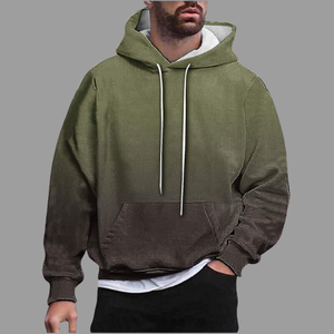 Sudadera con Capucha Degradada para Hombre al por Mayor, Suave, 100% Poliéster, con Logotipo Personalizado, Informal, para Otoño - Product Image 3