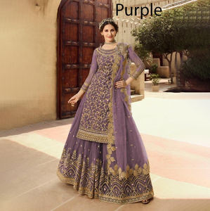 La mayoría de los productos de tendencia Salwar Kameez ropa india y paquistaní vestido de novia con bordado para damas ropa de fiesta confeccionada - Product Image 1