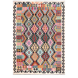 พรมไมมาณา อัฟกานิสถาน คิลิม ขนาด 245 x 176 ซม. ชุดพรมปูพื้น - Product Image 1