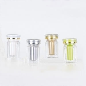 30 мл акриловые пластиковые экологичные перерабатываемые квадратные прозрачные флаконы для упаковки лекарств, таблеток, капсул, с возможностью выбора цвета - Product Image 2