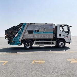 Camion Compacteur de Déchets Foton Linghang 7CBM Diesel 4 Roues à Chargement Hydraulique à Bas Prix, Idéal pour l'Afrique - Product Image 5