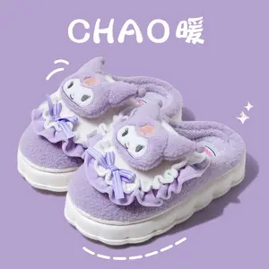 New Arrival Kawaii Soft Plush Toys Girls Women Slipper Warm Winter Indoor Slippers Cotton Shoes Women Soft Fuzzy Slippers