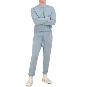 Chándal deportivo de dos piezas ajustado de alta calidad para hombre, diseño personalizado de algodón 100% para ropa deportiva de invierno - Product Image 1