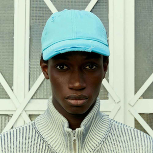 Gorra de béisbol ajustable con lavado ácido ligero de 5 paneles, con letras impresas, impermeable, vaquero, desgastado, Metal Universal - Product Image 4