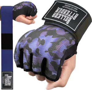 Gants intérieurs confortables en nylon rembourrés de gel avec logo personnalisé poignées d'entraînement pour la salle de sport et la boxe en néoprène - Product Image 1