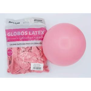 Ballons en latex Party Love 30cm Rosa Claro 50 pièces Pack Décoration - Product Image 1