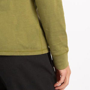 Men Wholesale Casual Long Sleeve <b>Henley</b> T <b>Shirt</b> Blank Custom Logo Front Plus Size Breathable Slim Fit Cotton Bamboo Fiber - Product Image 6